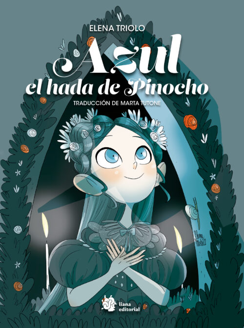 Portada de Azul, el hada de Pinocho